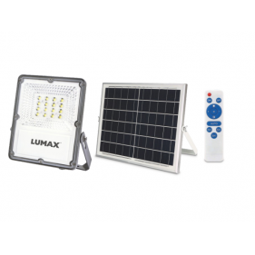 LED Reflektor 60W/980lm IP65 Studená biela so solárnym panelom 15W 5V a diaľkovým ovládaním Obrázok pre LED Reflektor 60W/980lm IP65 Studená biela so solárnym panelom 15W 5V a diaľkovým ovládaním
